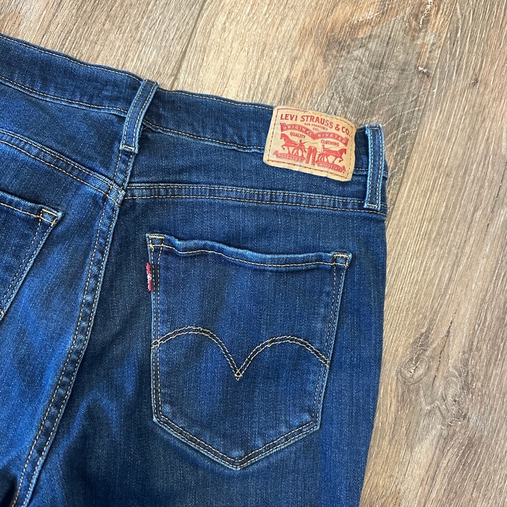 Levi's Dark Blue High Rise Jeans